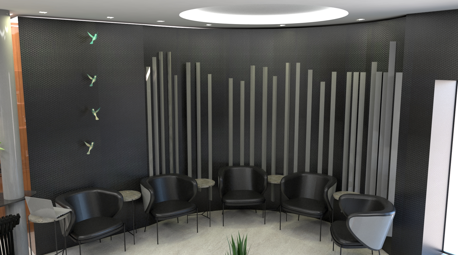 Sala de espera da Clínica Coudé